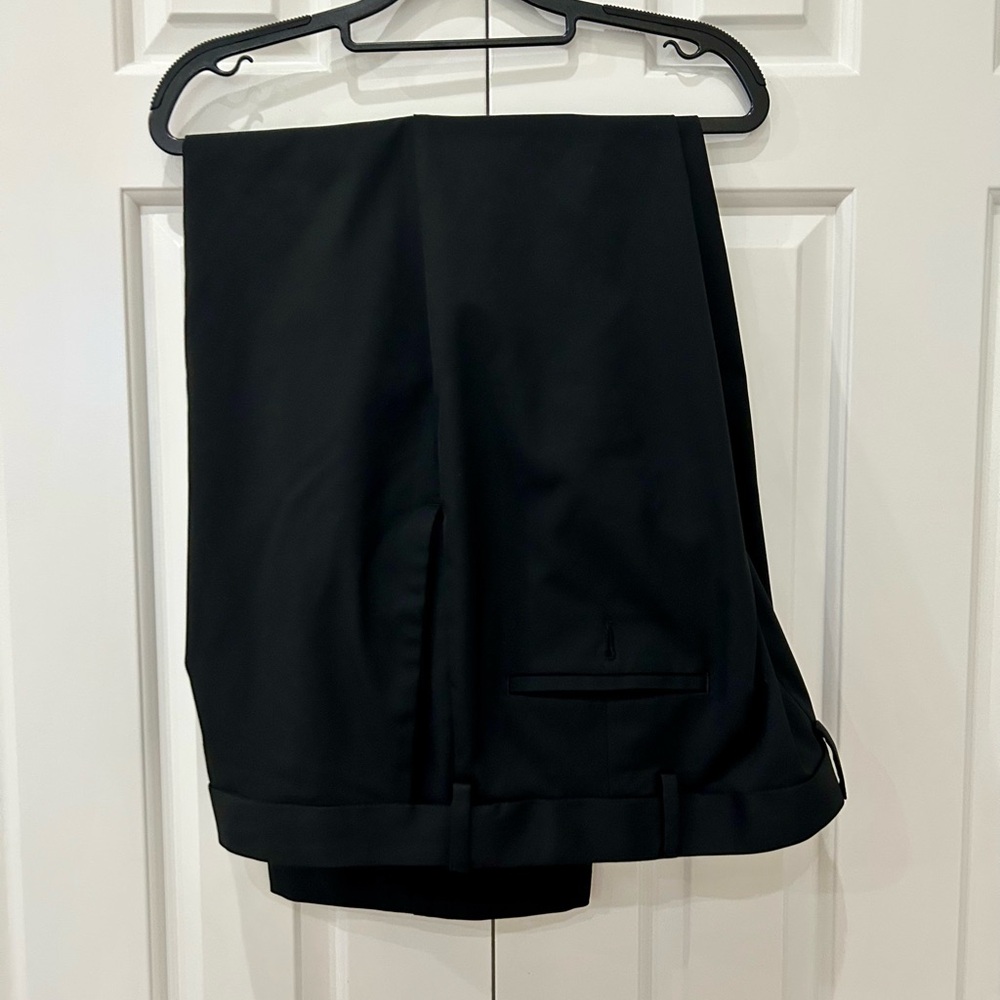 Haggar Black and Gray Performance Flex Pants